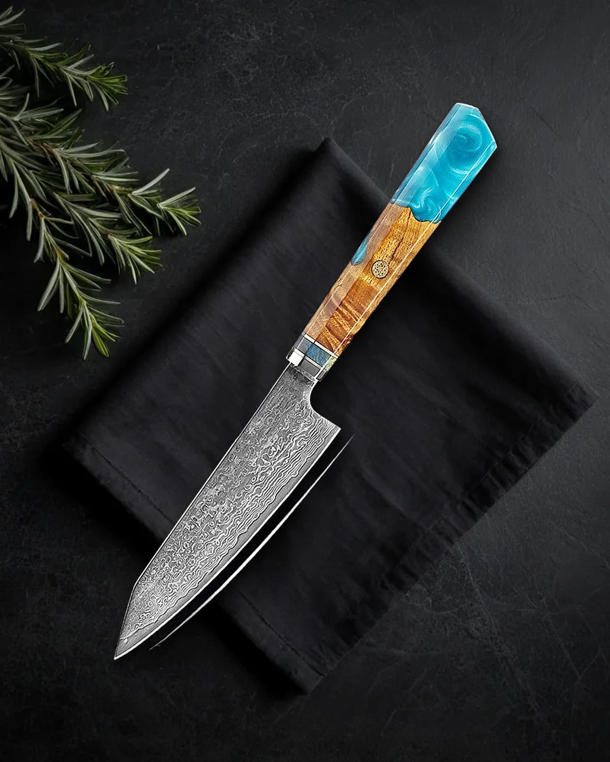 Santoku Kaen 18 cm · Amber