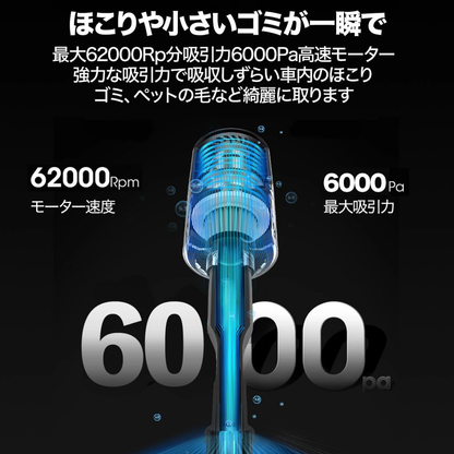 【本日終了！NO.1位 獲得】Satto Clean™コードレス車用クリーナー