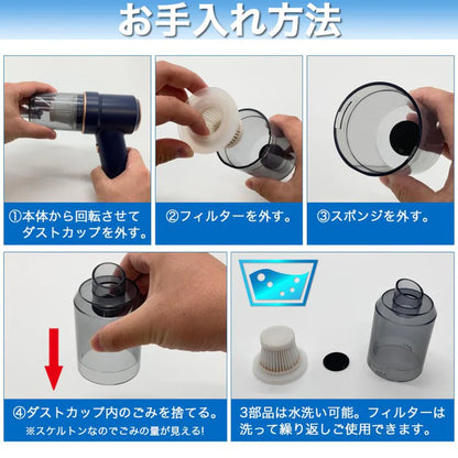 【本日終了！NO.1位 獲得】Satto Clean™コードレス車用クリーナー