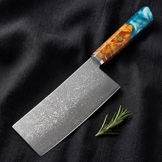 Chuka Kaen 16,5 cm — Hoja ancha de estilo chino para picar, laminar y recoger de la tabla.