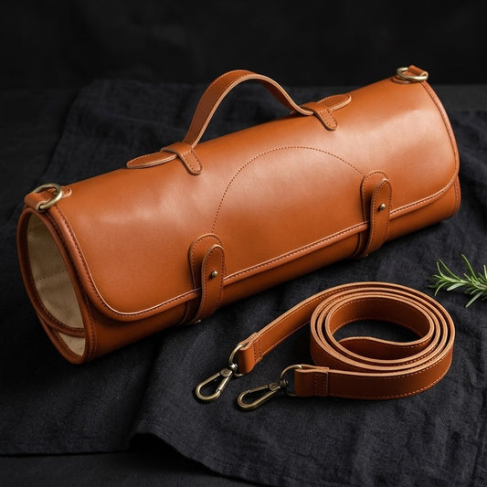 Estuche Enrollable para Cuchillos Kaen — Para llevar tus cuchillos a cualquier cocina.