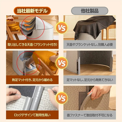 【NO.1位 獲得】Kaen Pokapoka™人も、猫も、離れたくない暖かさ。